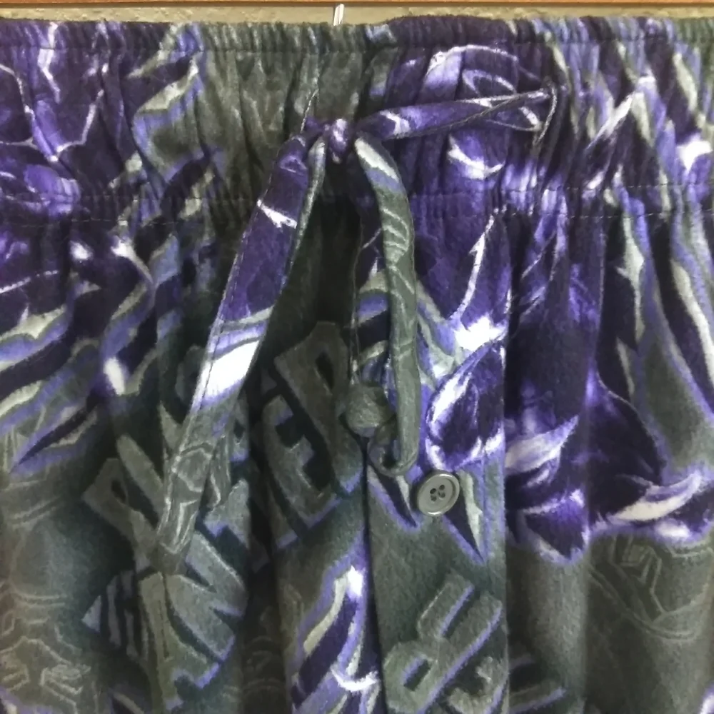 Marvel Boys Size Small Black Panther Super Hero Sleeper Pajama PJ Pants